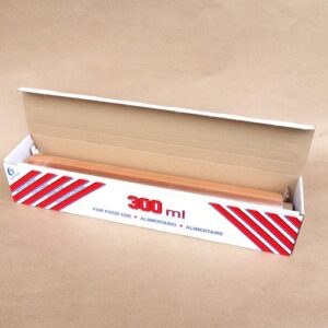 Film étirable boîte distributrice - 300x0.30 mètres (système de découpe classique)