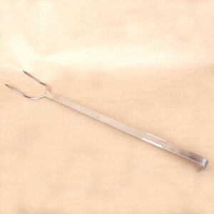 Fourchette Inox 2 pointes - 70x70x570 mm