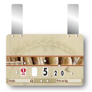 Etiquette : Fournil neutre - 10x15 cm (avec roulettes & grandes pattes)