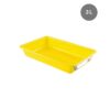 Bac Plat PEHD HACCP Jaune 3 L - 347x230x70 mm (Gilac)
