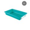 Bac Plat PEHD HACCP Vert 5 L - 437x285x75 mm (Gilac)