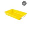 Bac Plat PEHD HACCP Jaune 5 L - 437x285x75 mm (Gilac)