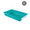 Bac Plat PEHD HACCP Vert 8 L - 485x335x75 mm (Gilac)
