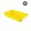 Bac Plat PEHD HACCP Jaune 8 L - 485x335x75 mm (Gilac)