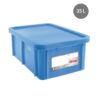 Bac & Couvercle HACCP PEHD Bleu 35 L - 600x400x230 mm (Gilac)