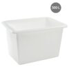 Bac Rectangulaire PEBD Blanc 500 L - 1250x965x775 mm (Gilac)