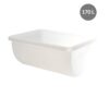 Pâtière PEBD Blanc 170 L - 920x665x410 mm (Gilac)