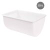 Pâtière PEBD Blanc 220 L - 930x675x505 mm (Gilac)