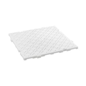 Caillebotis PEHD Blanc - 500x500x22 mm (Gilac)