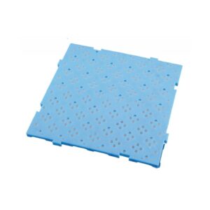 Caillebotis PEHD Bleu - 500x500x22 mm (Gilac)