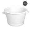Baquet 75 L PEBD Blanc - Ø 635x385 mm (Gilac)