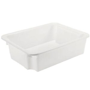 Bac gerbable & emboitable Blanc - 800x600x220 mm