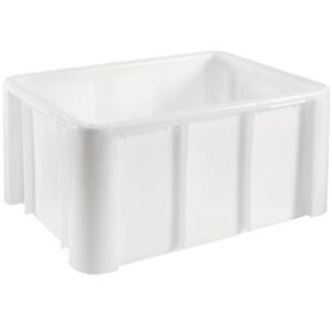 Bac gerbable Blanc 140 L - 800x600x405 mm