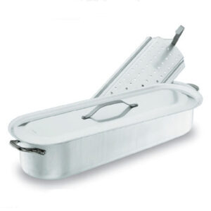 Poissonniטre Aluminium avec grille 700x220x208 mm - 14,00 L