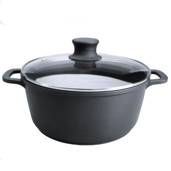 Fait Tout Aluminium & Couvercle verre ״ 280x125 mm - 7,00 L 1 Fait Tout Aluminium & Couvercle verre ״ 280x125 mm - 7,00 L