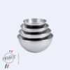 Bassine Inox demi-sphיrique sans pied ni anses ״ 300x150 mm - 7,00 L