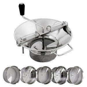 Presse Purיe N°5 Inox ״ 370 mm avec grille ״ 2 mm