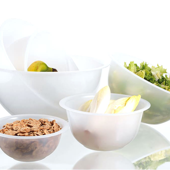 Bassine Polypropylטne blanc demi-sphיrique ״ 280 mm - 4,50 L 1 Bassine Polypropylטne blanc demi-sphיrique ״ 280 mm - 4,50 L