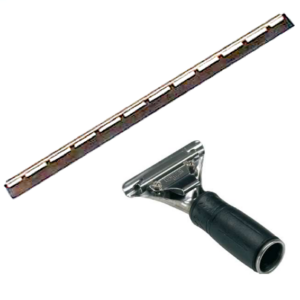 Barette caoutchouc 350 mm pour vitre avec poignée