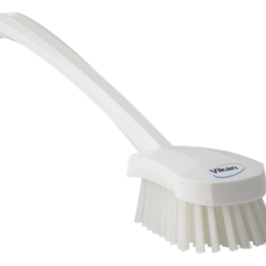Brosse avec manche fibre dure 400x70x50 mm - blanc
