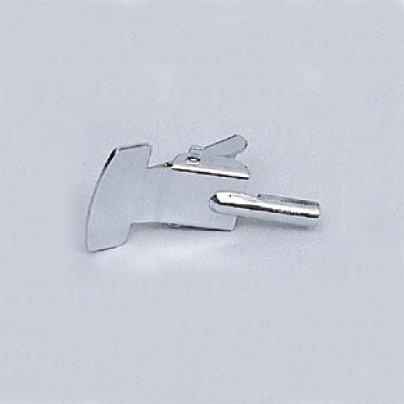 Pince pour Pied tube Chromי lestי pour יtiquette sans pique inox 1 Pince pour Pied tube Chromי lestי pour יtiquette sans pique inox