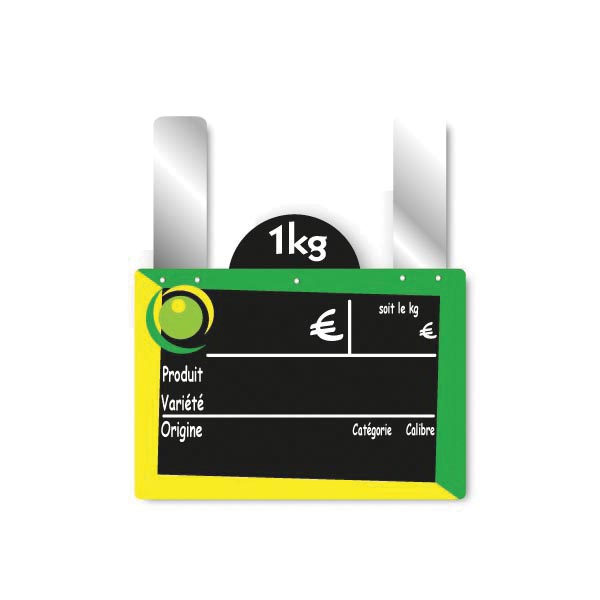 Etiquette : Euroardoise neutre - 10x15 cm (grandes pattes) 1 Etiquette : Euroardoise neutre - 10x15 cm (grandes pattes)