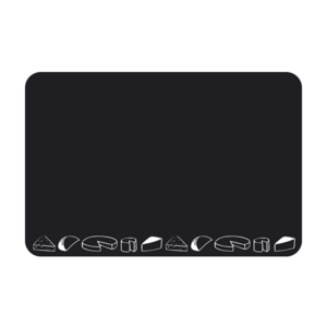 Etiquette : Noire neutre dיcor Fromage - 6x8 cm