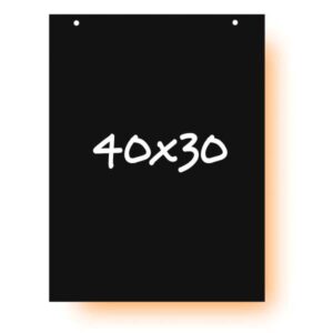 Panneau : Ardoisine noire - 30x40 cm