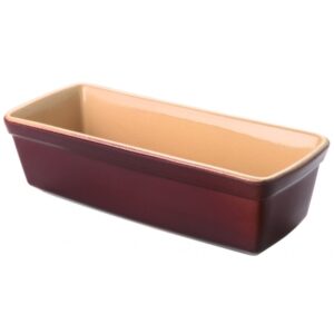 Plat grטs Brun 310x125x90 mm - Terrine Rectangulaire - 2 Litres