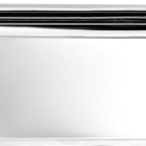 Plat Inox 440x270x40 mm - Vitrine Inox 18%