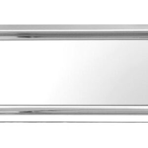 Plat Inox 420x180x30 mm - Vitrine Inox 18/10 (pans coupés)