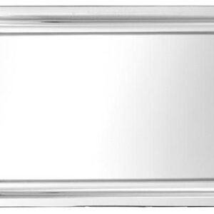 Plat Inox 420x270x30 mm - Vitrine Inox 18/10 (pans coupés)