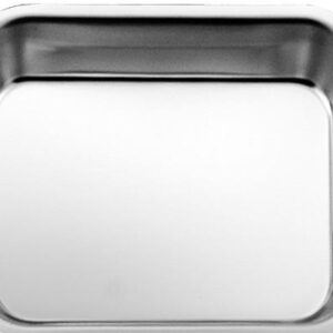 Plat Inox 327x235x40 mm - Vitrine Inox 18% (possibilité de rajouter la grille J3045)