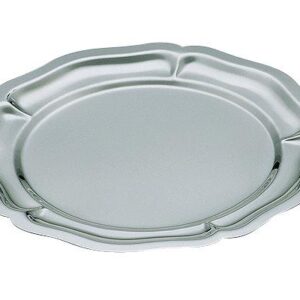 Plat Inox Ø 350 mm - Vitrine Inox 18% style LXV