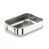 Plat Inox 300x220x75 mm - Four Inox 18/10 anses tombantes