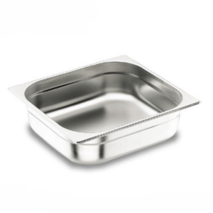 Plat Inox 354x325x65 mm - Four Inox 18/10 - Gastronorm 2/3