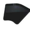 Plat Plexi noir - 280x135x17 mm - Angle arrondi 135°