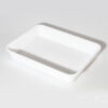 Plat Plexi blanc - 370x280x80 mm