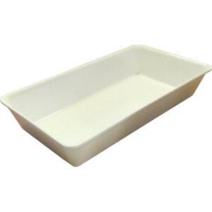 Plat Plexi blanc - 487x265x80 mm - Gastronorm 3/4