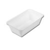 Plat Plexi blanc - 265x162x80 mm - Gastronorm 1/4