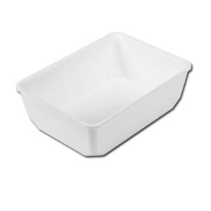 Plat Plexi blanc - 265x200x80 mm - Gastronorm 1/5