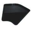 Plat Plexi noir - 280x135x50 mm - Angle arrondi 135°