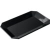 Plat Plexi noir - 325x225x17 mm - Pans coupés