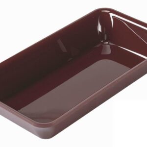 Plat Plexi bordeaux - 325x176x50 mm - Gastronorm 1/3