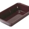 Plat Plexi bordeaux - 265x162x80 mm - Gastronorm 1/4