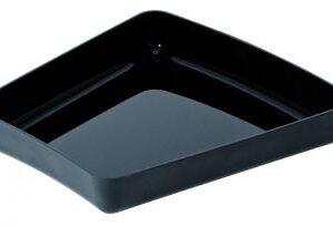 Plat Copolyester Noir 240x170x40 mm - Ravier conique
