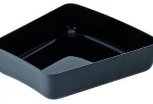 Plat Copolyester Noir 240x170x60 mm - Ravier conique