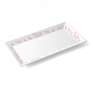 Plat mélamine Pièce du Boucher - 300x168x20 mm