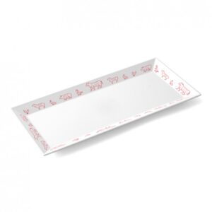Plat mélamine Pièce du Boucher - 350x165x20 mm