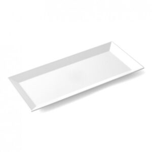Plat mélamine blanc - 350x165x20 mm